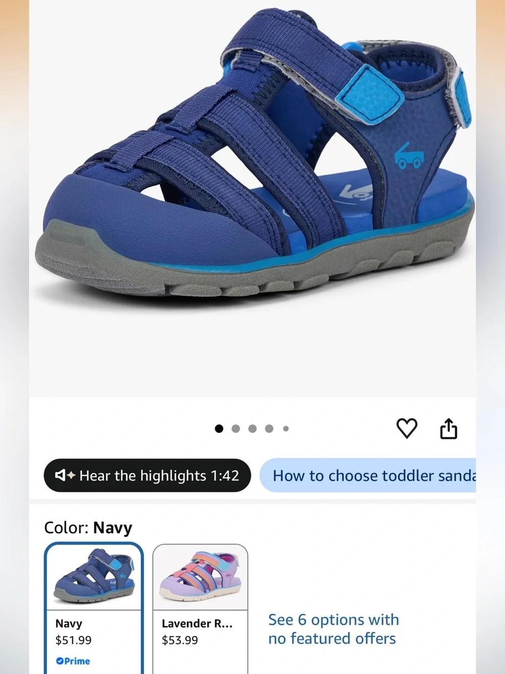 See Kai Run Wilder II Sandals – Toddler Size 8
